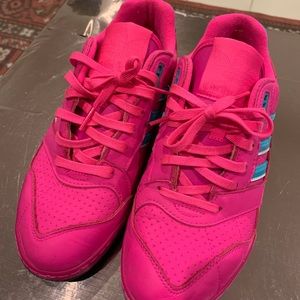 Adidas pink and teal sneaker size male 6